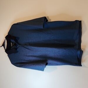 Brooks Brothers Country Club Polo Short Sleeve Shirt Men's Sz L Blue EUC NICE!